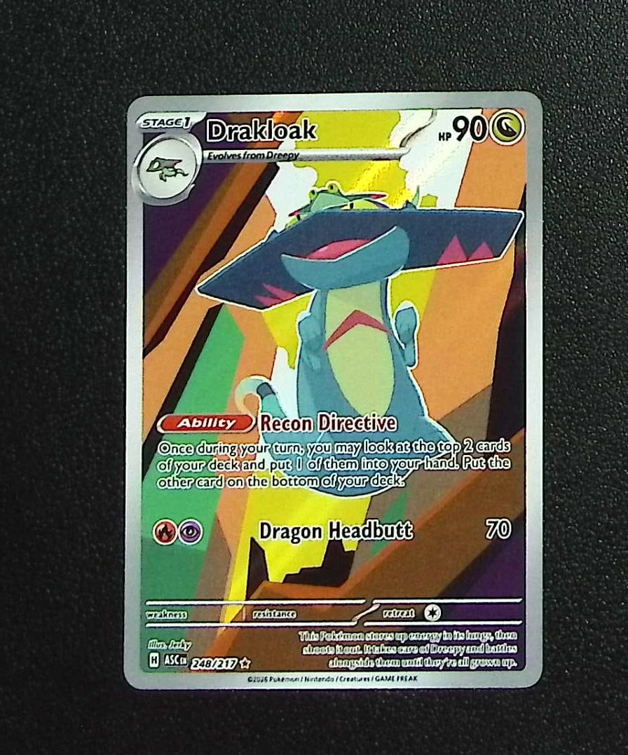 Pokemon Ascended Heroes Drakloak Illustration Rare #248 (1 of 2)