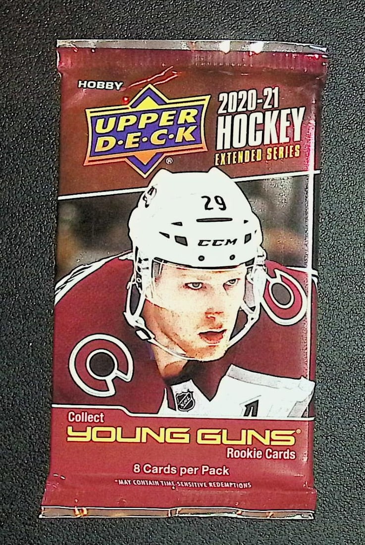 2020-21 Upper Deck Extended Series Hockey Card HOBBY BOX PACK Sports Cards: Upper Deck Hockey NHL Trading & Sports Cards, Sports Cards for Sale Near Me, Connor McDavid, Alex Ovechkin, Sidney Crosby, Nathan McKinnon, Stanley Cup & Hall of Fame Players, Auction Memorabilia Lots