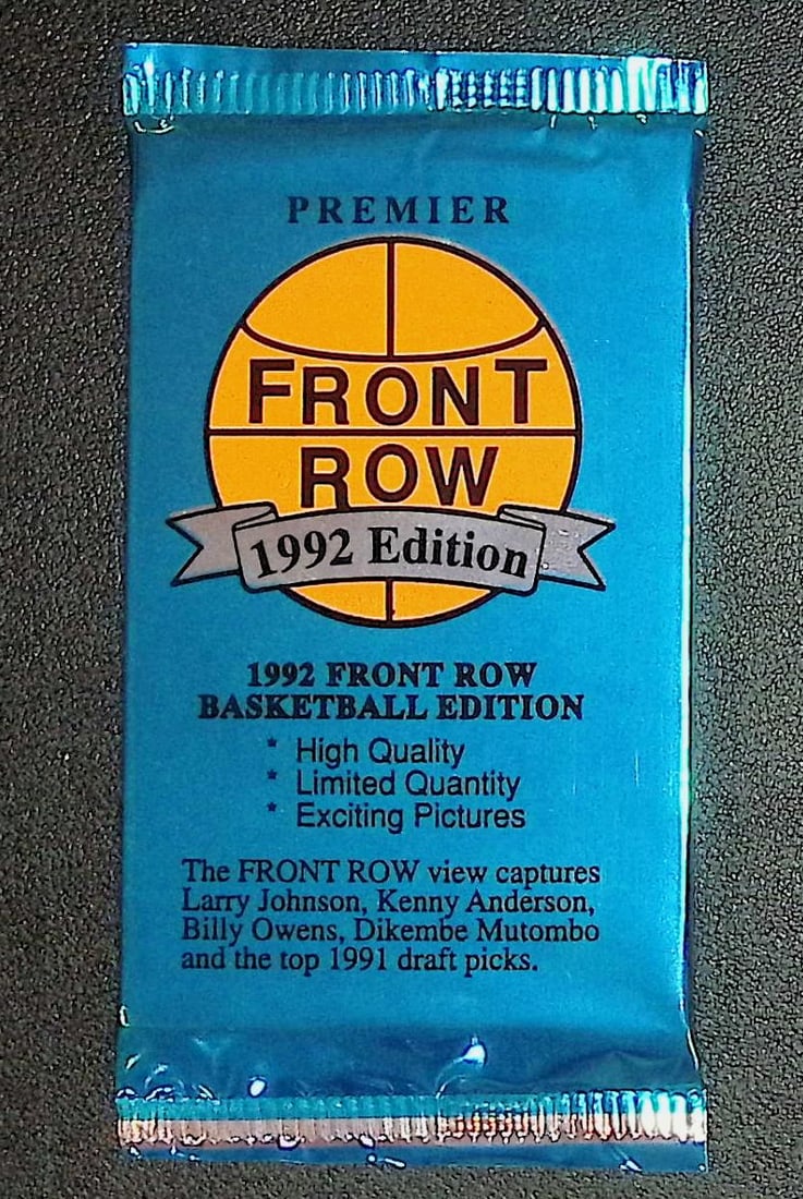 1992 Front Row Premier Vintage Basketball Retail Box Pack: Vintage Valuable Basketeball NBA Trading & Sports Cards Sold On Line, Michael Jordan, Chicago Bulls, Magic Johnson, Larry Bird, Old Sports Cards for Sale Near Me, Auction Lots Sold On Line