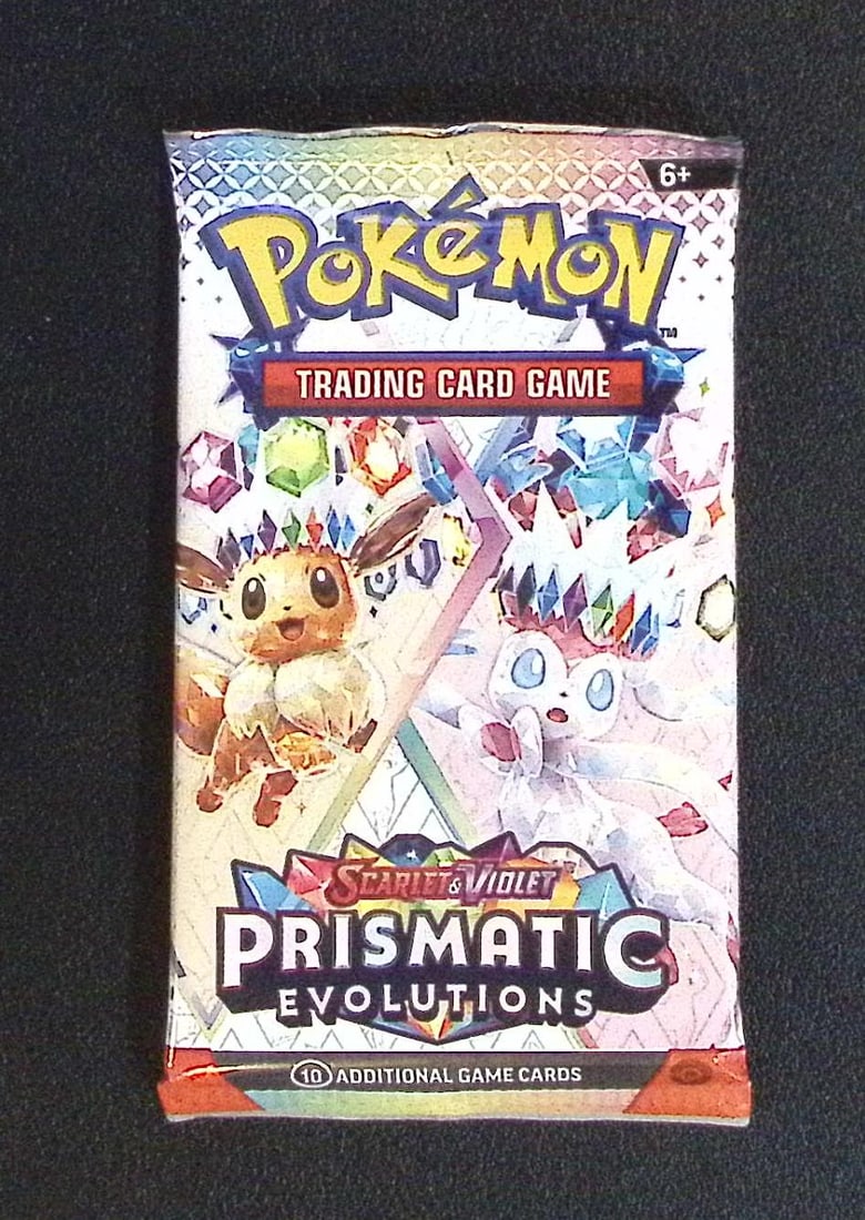 Pokemon Prismatic Evolutions 10 Card Booster Pack: Pokemon Trading Card Game Cards, Charizard, Pikachu, Mewtwo, Reverse Holo, Holo Rare, Secret Rare Cards, Full Art Cards, Eevee, Ultra Rare Card, Illustration Rare, Special Illustration Rare SIR