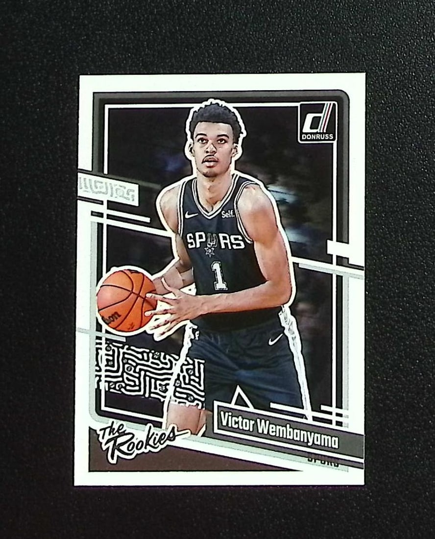 Victor Wembanyama The Rookies 2023-24 Donruss #1 San Antonio Spurs (1 of 2)