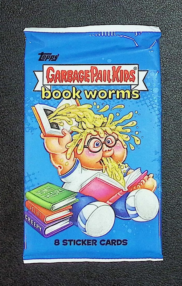 2022 Gargage Pail Kids Bookworms Mega Box Pack: Numbered Cards, Wave Parallels, Topps Trading Cards Sold on Line, Auction Lots for sale on line, Trading Card Stickers
