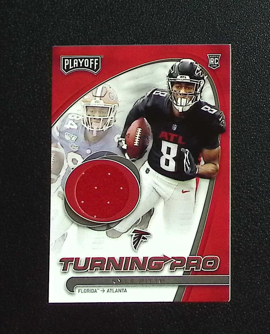 Kyle Pitts Rookie Patch 2021 Panini Playoff #TP-KPI Atlanta Falcons: Panini, Donruss Optic, & Donruss Select, Prizm, Mosaic, Contenders, Zenith, Phoenix, Illusions, Absolute, Rookie NFL Sports Trading Cards, SP, SSP, Cards, Football Cards for Sale Near Me, Superbowl & 