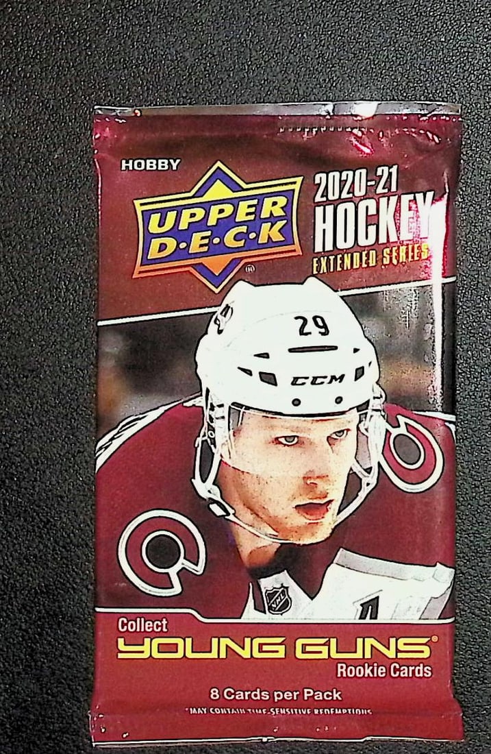 2020-21 Upper Deck Extended Series Hockey Card HOBBY BOX PACK Sports Cards: Upper Deck Hockey NHL Trading & Sports Cards, Sports Cards for Sale Near Me, Connor McDavid, Alex Ovechkin, Sidney Crosby, Nathan McKinnon, Stanley Cup & Hall of Fame Players, Auction Memorabilia Lots