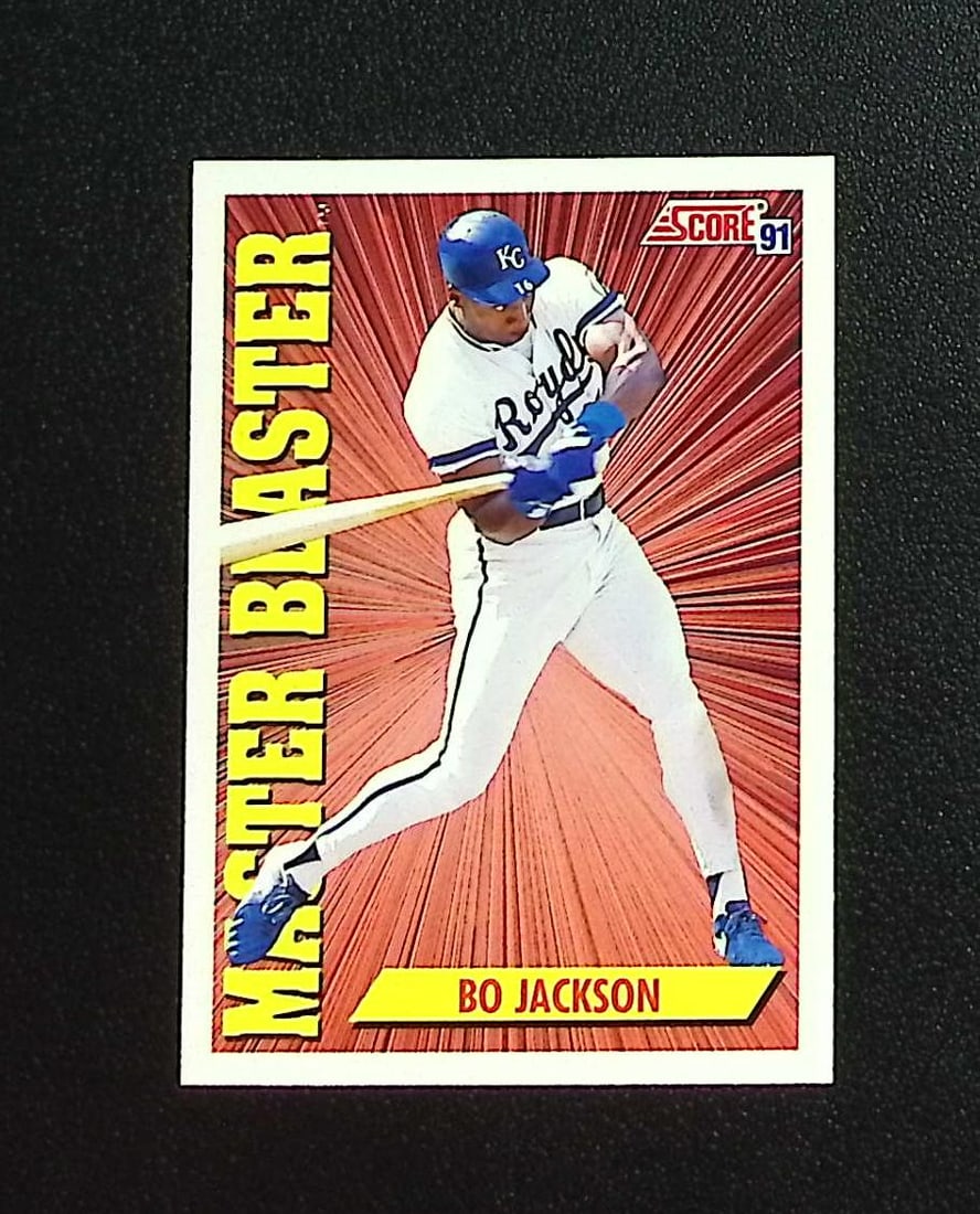 Bo Jackson Master Blaster 1991 Score #692 Kansas City Royals: Score Baseball MLB Trading & Sports Cards, Old Sports Cards for Sale Near Me, Auction Memorabilia Lots for Sale On Line, World Series & Hall of Fame Players