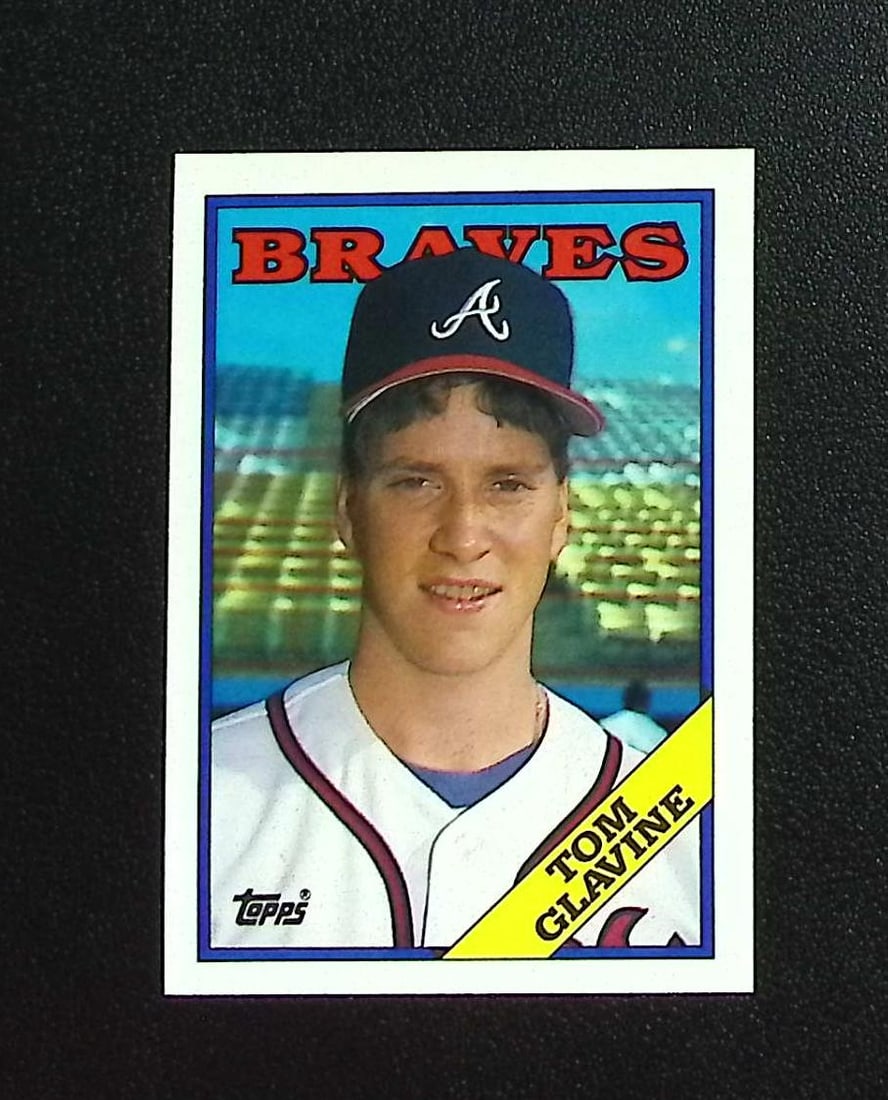 Tom Glavine Rookie Card 1988 Topps #779 Atlanta Braves: Topps, Bowman, & Fanatics Baseball MLB Trading & Sports Cards, Sports Cards for Sale Near Me, World Series & Hall of Fame Players Memorabilia, Refractors, X-Fractors, Numbered, SP, SSP, Valuable Aucti