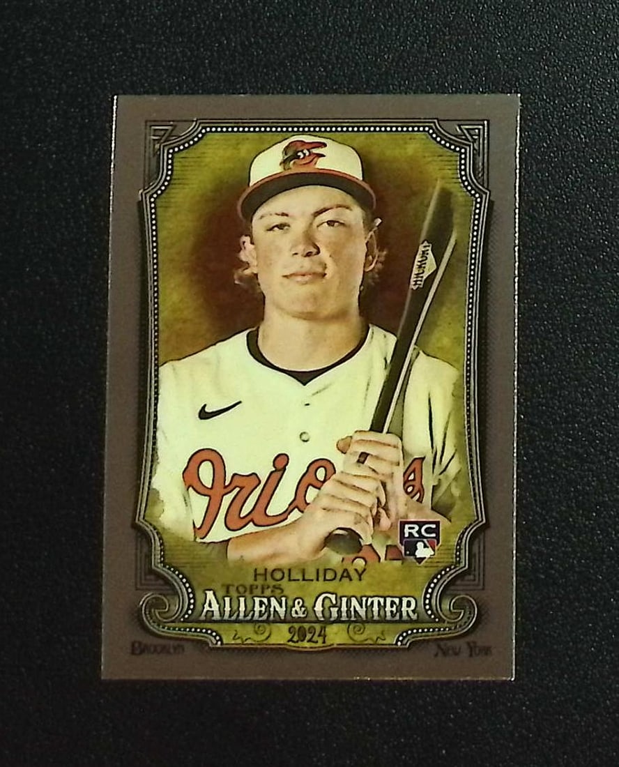 Jackson Holliday Rookie Card Chrome 2024 Topps Allen & Ginter #277 Baltimore Orioles: Topps, Bowman, & Fanatics Baseball MLB Trading & Sports Cards, Sports Cards for Sale Near Me, World Series & Hall of Fame Players Memorabilia, Refractors, X-Fractors, Numbered, SP, SSP, Valuable Aucti