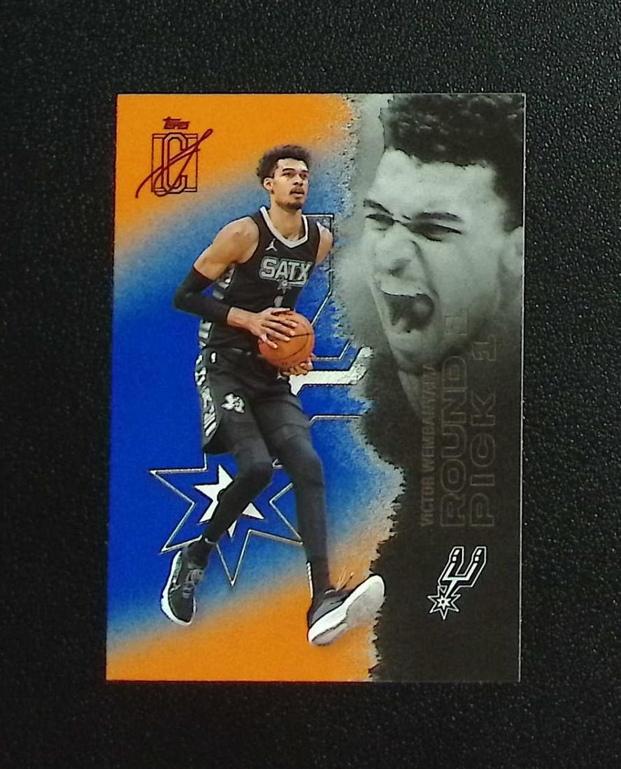 Victor Wembanyama Blue & Orange 2025-26 Topps Signature Class #55 Spurs: Topps & Bowman Basketball NBA Trading & Sports Cards, Sports Cards for Sale Near Me, Chrome, Refractor, SP, SSP, Valuable Auction Memorabilia Lots Sold On Line, NBA Championship & Hall of Fame Player 
