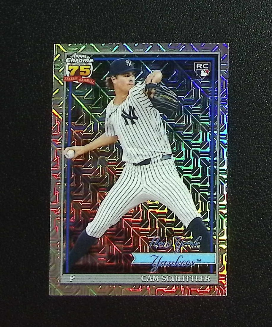 Cam Schlittler Rookie Silver Pack Mojo 2026 Topps #91C-94 New York Yankees: Topps, Bowman, & Fanatics Baseball MLB Trading & Sports Cards, Sports Cards for Sale Near Me, World Series & Hall of Fame Players Memorabilia, Refractors, X-Fractors, Numbered, SP, SSP, Valuable Aucti