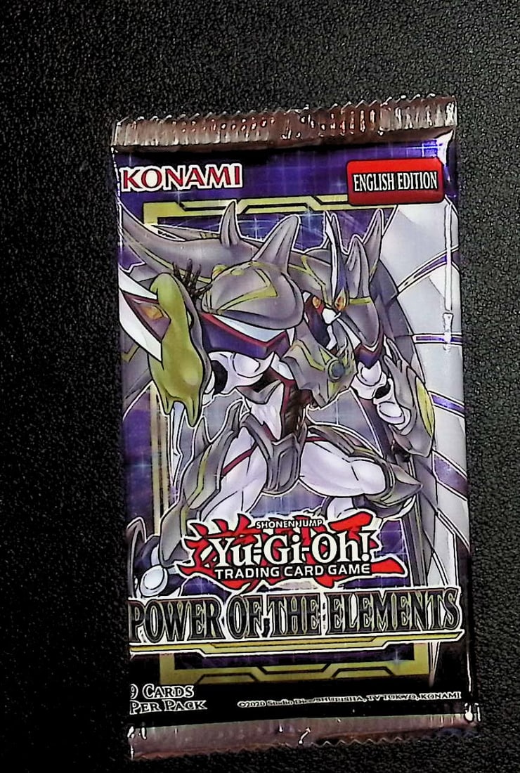 2020 Konami Yu-Gi-Oh! Power of the Elements Retail Box Pack, English Edition (1 of 1)