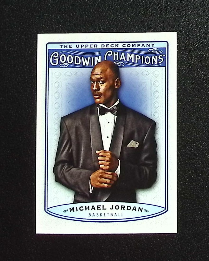 Michael Jordan 2019 Upper Deck Goodwin Champions #1 Chicago Bulls: Upper Deck Basketball NBA Trading & Sports Cards, Sports Cards for Sale Near Me, Chrome, Refractor, SP, SSP, Valuable Auction Memorabilia Lots Sold On Line, NBA Championship & Hall of Fame Player Card