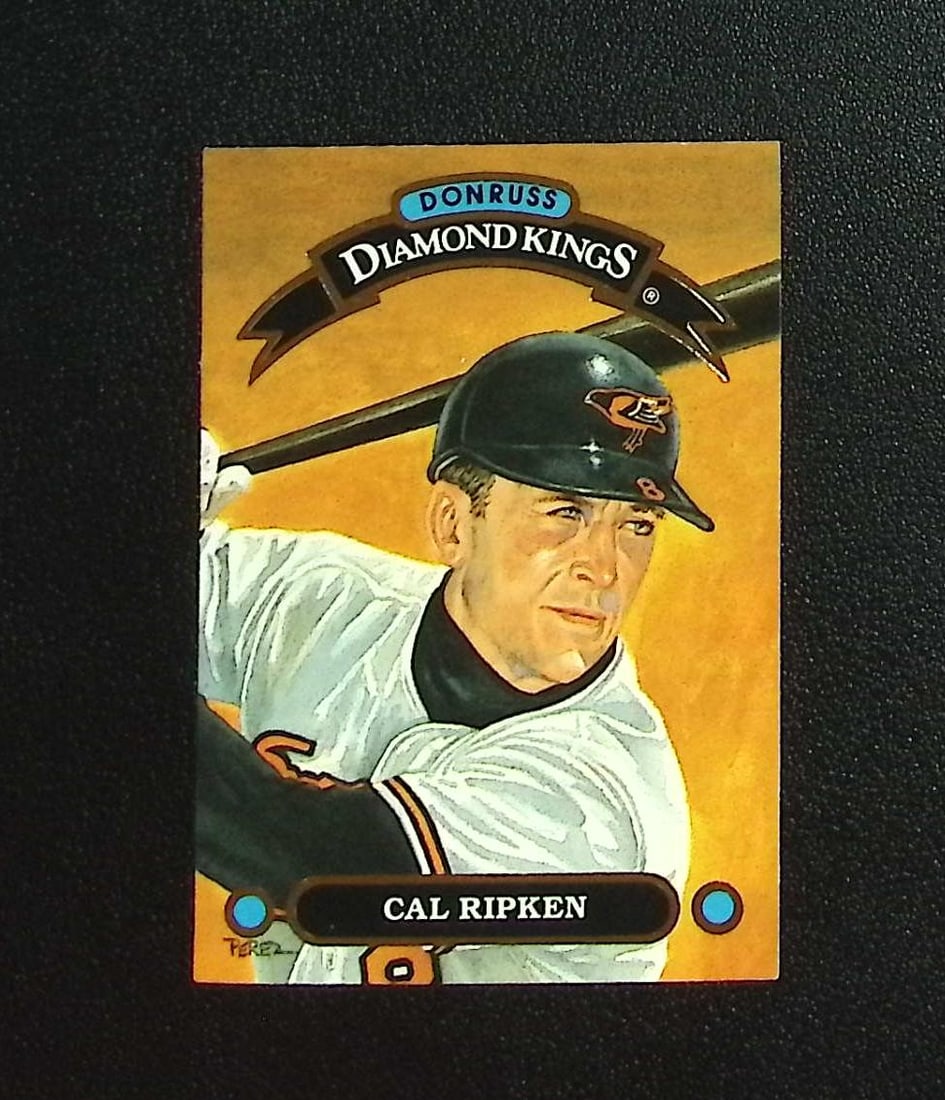 Cal Ripken Diamond Kings 1991 Donruss #DK-5 Baltimore Orioles: Donruss Baseball MLB Trading & Sports Cards, Sports Cards for Sale Near Me, Prizm, Mosaic, Select, SP, SSP, Auction Memorabilia Lots for Sale On Line, World Series & Hall of Fame Players, Diamond King