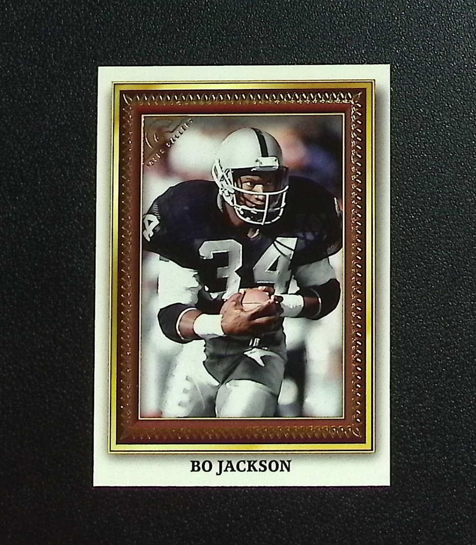 Bo Jackson Portrait Gallery 2023 Topps Composite #PG-16 Raiders: Topps & Bowman Football NFL Trading Sports Cards, Sports Cards for Sale Near Me, Super Bowl & Hall of Fame Player Cards, Resurgence, Composite, SP, SSP, Valuable Auction Memorabilia Lots For Sale On L