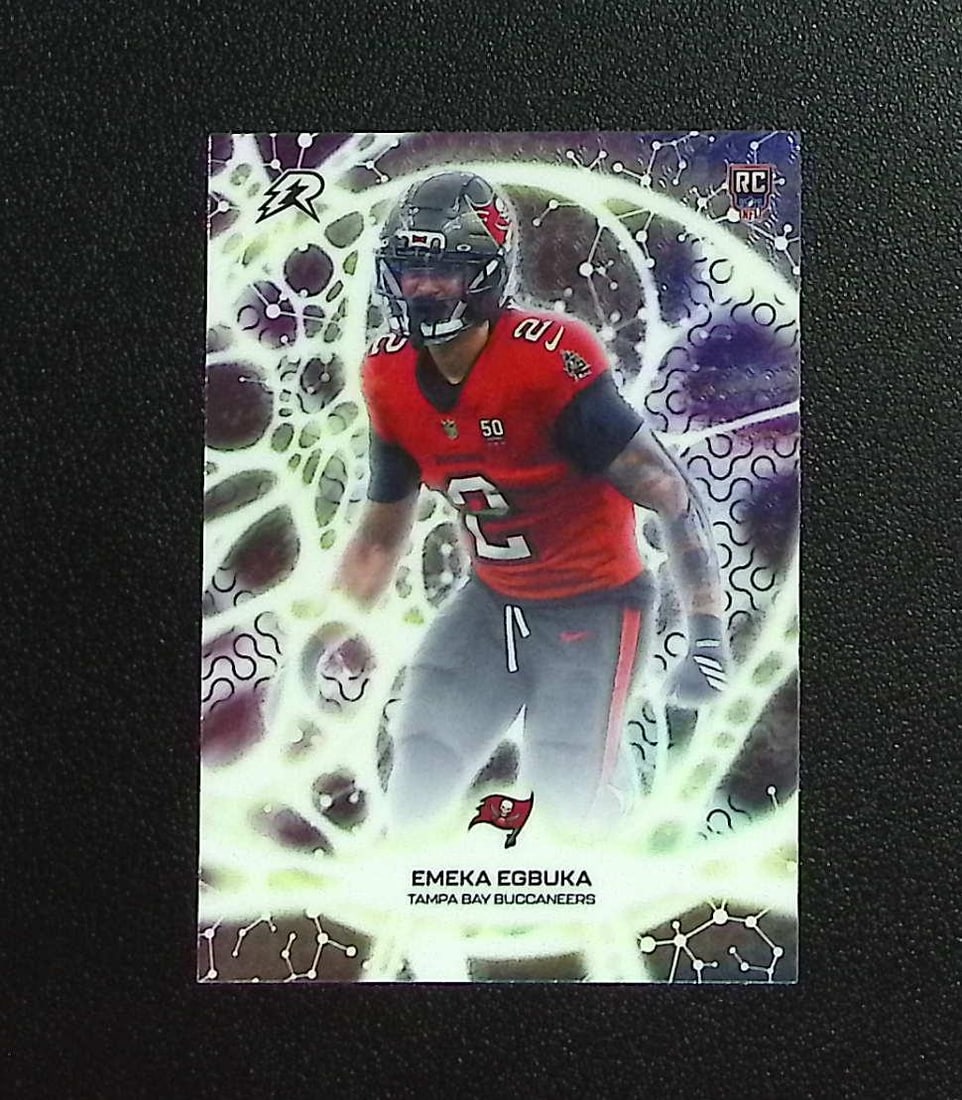 Emeka Egbuka Rookie Card Protonyx 2025 Topps Resurgence #PT-11 Buccaneers: Topps & Bowman Football NFL Trading Sports Cards, Sports Cards for Sale Near Me, Super Bowl & Hall of Fame Player Cards, Resurgence, Composite, SP, SSP, Valuable Auction Memorabilia Lots For Sale On L