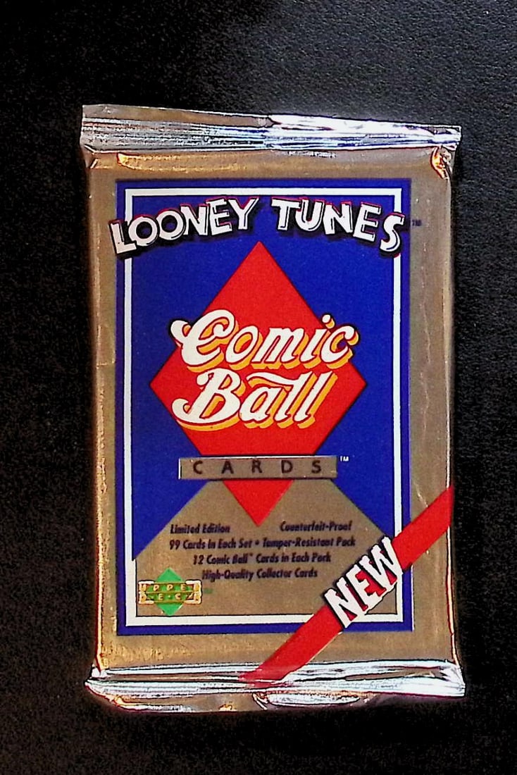 1990 Upper Deck Looney Tunes Comic Ball Series 1 Vintage Baseball Card Retail Box Pack: Upper Deck Vintage Baseball MLB Trading & Sports Cards, Reggie Jackson Autograph, New York Yankees Card, Ken Griffey, Jr. Rookie Card, Deion Sanders Rookie Card, Nolan Ryan Texas Rangers Card, Old Spo