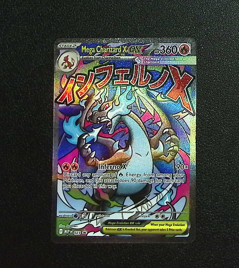 Pokemon Mega Evolution Promo Mega Charizard X Ex #23: Pokemon Trading Card Game Cards, Charizard, Pikachu, Mewtwo, Reverse Holo, Holo Rare, Secret Rare Cards, Full Art Cards, Eevee, Ultra Rare Card, Illustration Rare, Special Illustration Rare SIR