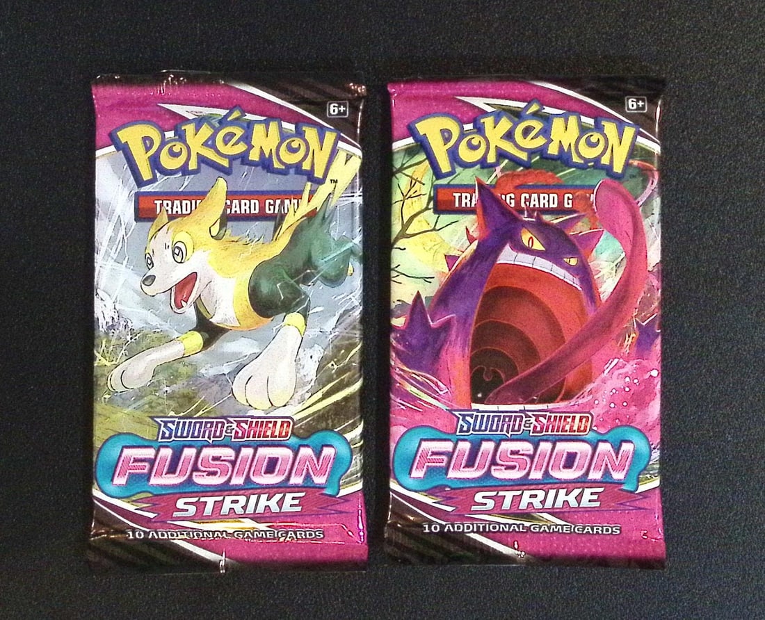 Lot of 2 Pokemon Fusion Strike 10 Card Booster Packs: Pokemon Trading Card Game Cards, Charizard, Pikachu, Mewtwo, Reverse Holo, Holo Rare, Secret Rare Cards, Full Art Cards, Eevee, Ultra Rare Card, Illustration Rare, Special Illustration Rare SIR