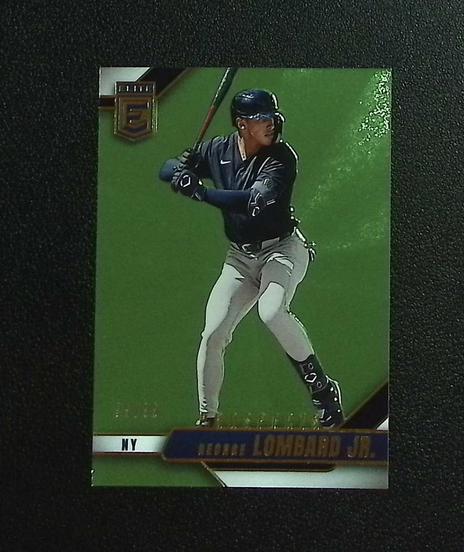 George Lombard Jr. Prospects Neon Green /99 2026 Donruss Elite #190 Yankees: Panini, Donruss, & Donruss Optic Baseball MLB Trading & Sports Cards, Sports Cards for Sale Near Me, Prizm, Mosaic, Select, SP, SSP, Auction Memorabilia Lots for Sale On Line, World Series & Hall of F