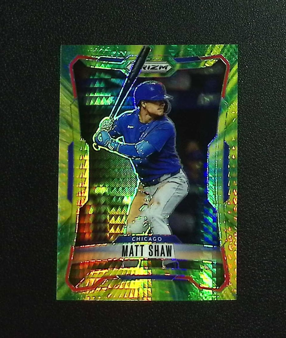 Matt Shaw Hyper Prizm /175 2026 Panini Prizm #200 Chicago Bulls (1 of 2)