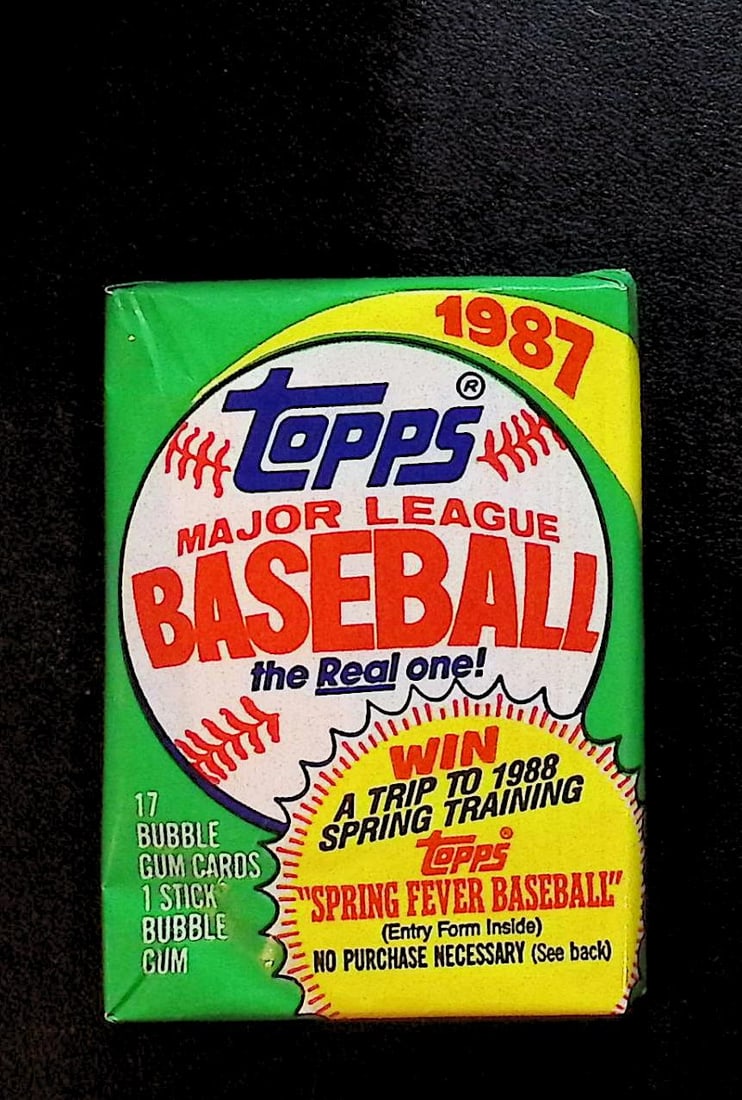 1987 Topps Series 1 Vintage Baseball Cards Retail Box Wax Pack Sports Card: Topps Vintage Rookie Baseball MLB Trading & Sports Cards, Old Baseball and Sports Cards For Sale Near Me, World Series Players, Hall of Fame Stars, Nolan Ryan & Mark McGwire Record Breaker, Don Mattin