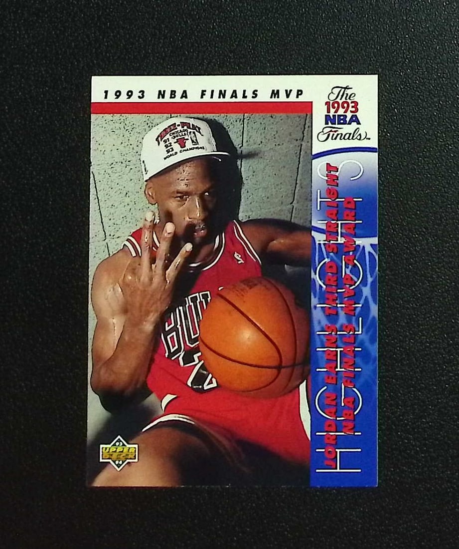 Michael Jordan NBA Finals MVP 1993-94 Upper Deck #204 Chicago Bulls (1 of 2)
