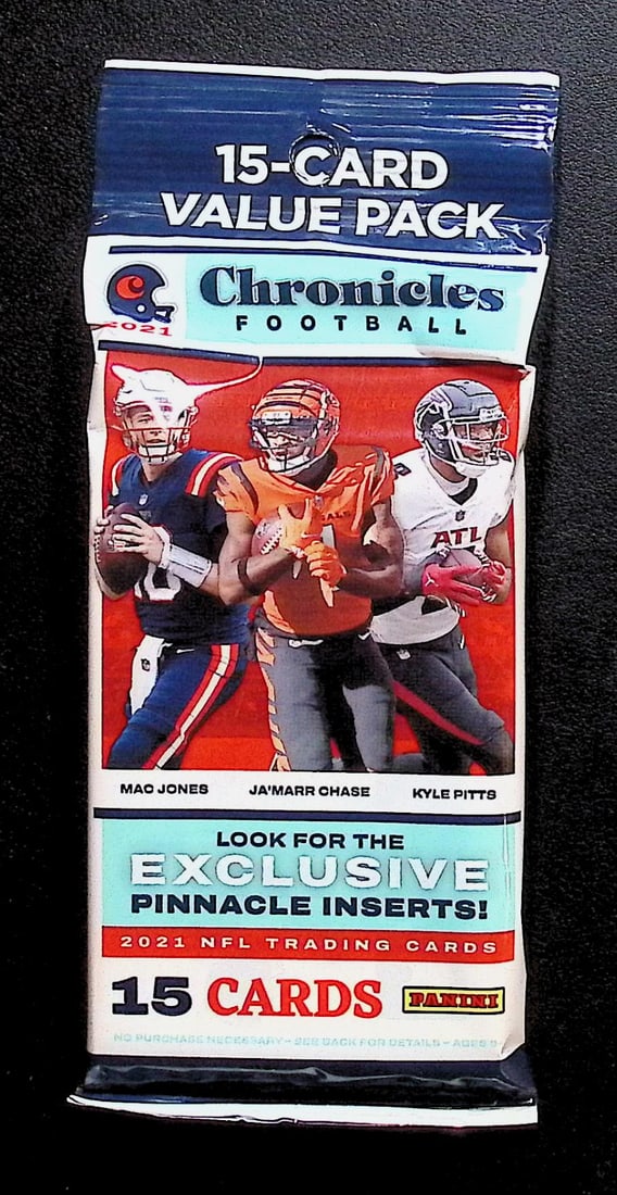 2021 Panini Chronicles Draft Picks Football Card Hanger Value Pack, Sports Cards, Football Cards: Panini Football NFL Trading & Sports Cards, Sports Cards for Sale Near Me, Brock Purdy, Josh Allen, Patrick Mahomes, Aaron Rodgers, Joe Burrow, JaMarr Chase, Auction Football Lots for Sale on Line, Su