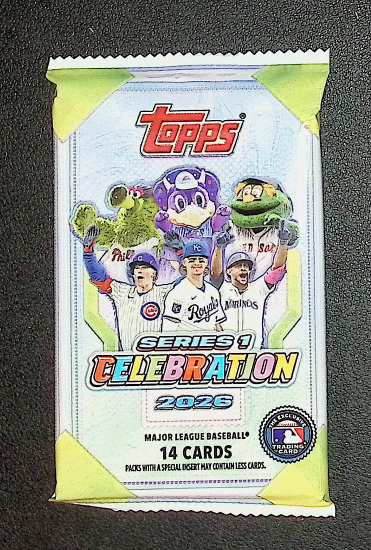 2026 Topps Series 1 Celebration Baseball Mega Box Pack (1 of 1)