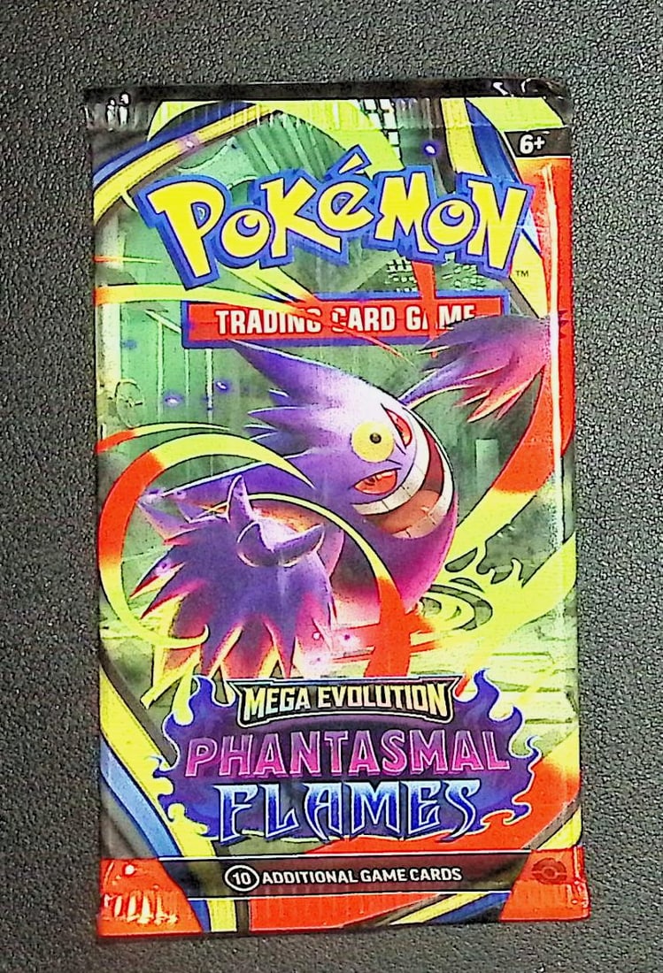 2025 Pokemon Mega Evolution Phantasmal Flames Booster Pack: Pokemon Trading Card Game Cards, Charizard, Pikachu, Mewto, EX, Referse Holo, Holo Rare Cards, Secret Rare Cards, Full Art Cards, Evee, 3 Stars Ultra Rare Cards, Double Rare, Illustration Rare, Specia