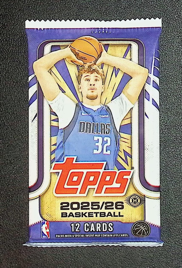 2025-26 Topps Basketball Card HOBBY BOX PACK RC'S: Cooper Flagg, Kon Kneuppel, VJ Edgecombe (1 of 1)