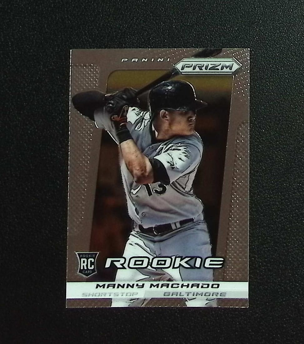 Manny Machado Rookie Card 2013 Panini Prizm #233 Orioles, Padres: Panini, Donruss, & Donruss Optic Baseball MLB Trading & Sports Cards, Sports Cards for Sale Near Me, Prizm, Mosaic, Select, SP, SSP, Auction Memorabilia Lots for Sale On Line, World Series & Hall of F