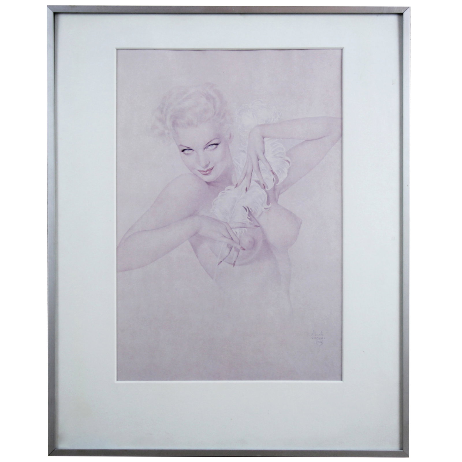 Lithography in coulor Alberto Vargas 1939 (1 of 2)