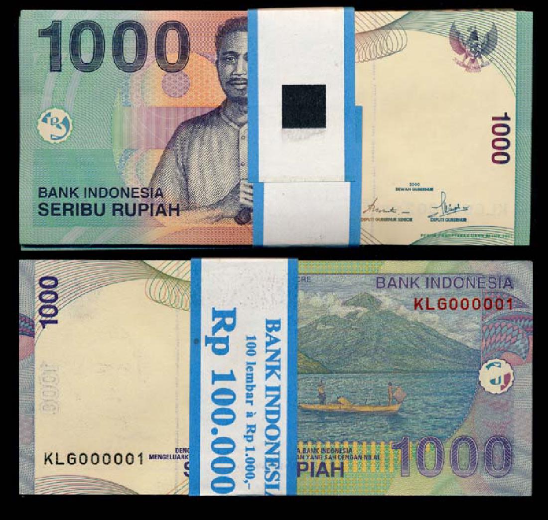 Indonesia 100x1000 Rupiah 2000-01 (1 of 1)