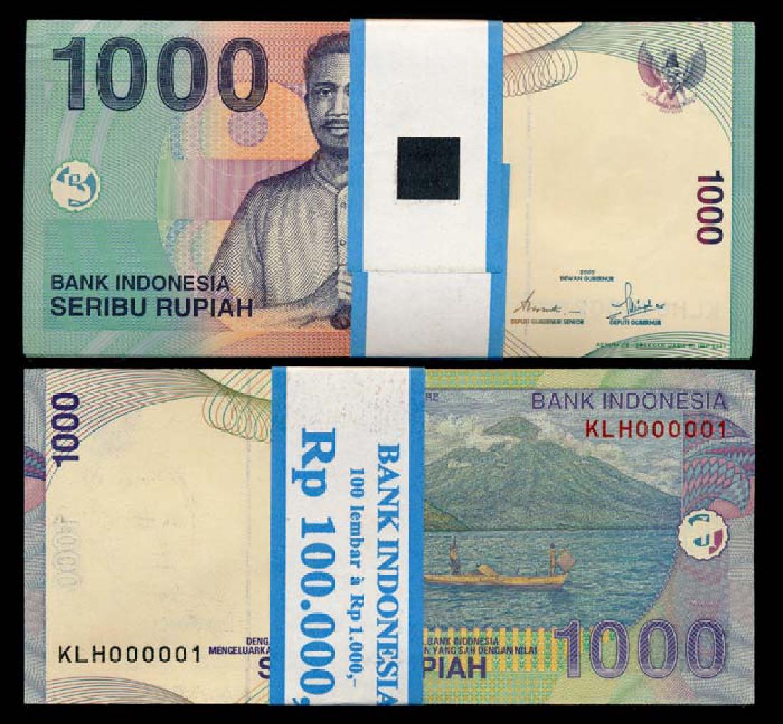 Indonesia 100x1000 Rupiah 2000-01 (1 of 1)
