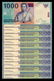 Indonesia 10x1000 Rupiah 2000-09