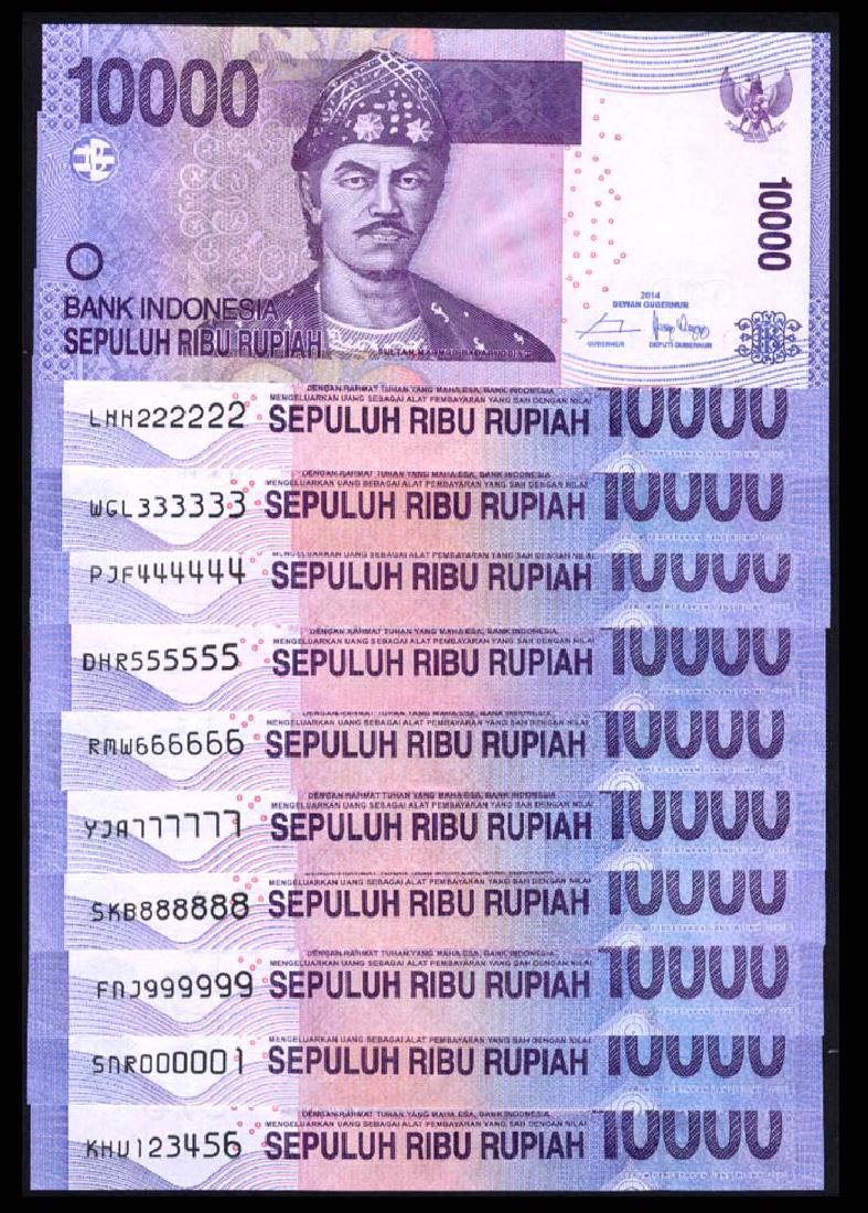 Indonesia 11x10000 Rupiah 2005-11 (1 of 1)