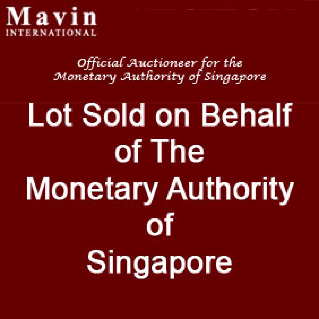 Singapore $10 TS 2 uncut sheets of 3 (1 of 1)