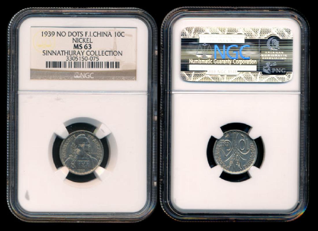 French Indo-China 10c 1939 NGC MS63 (1 of 1)