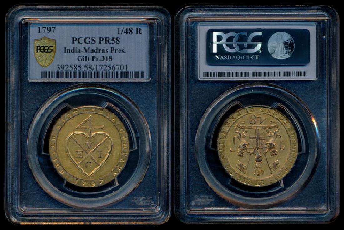 India British India 1/48 Rupee 1797 proof (1 of 1)