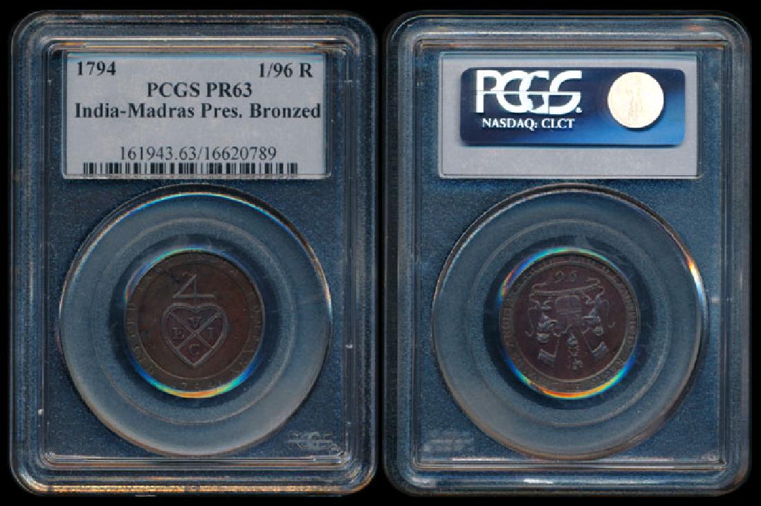 India British India 1/96 Rupee 1794 proof (1 of 1)