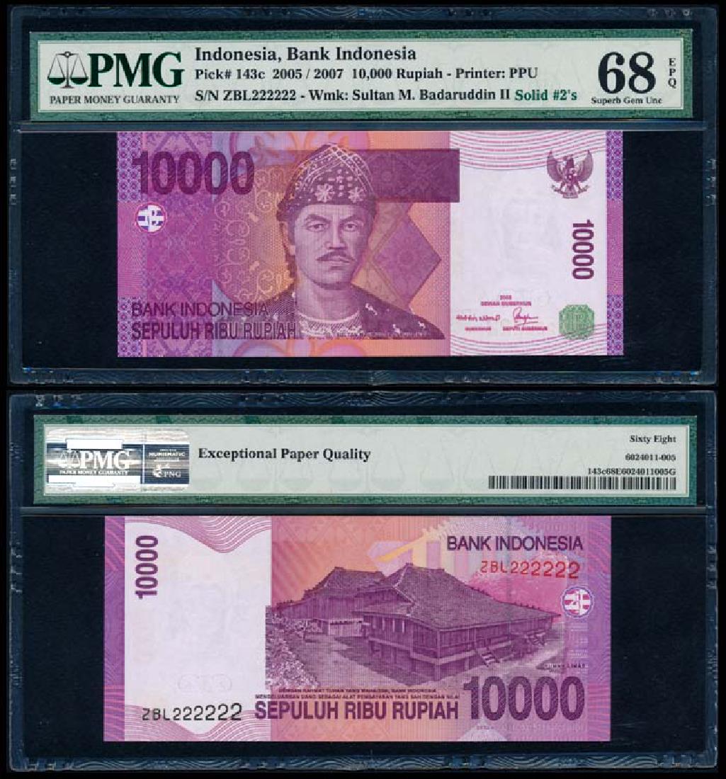 Indonesia 10000 Rupiah 2005/07 ZBL 222222 (1 of 1)