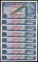 Malaysia 8x$1 1976-81