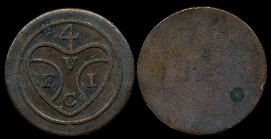 Malaysia Penang Pice 1786: Malaysia Penang, East India Company, Pice or Cent, (Prid.5), ND (1786), uniface, bagmarks, verdigris, eks., scratches, GVF.
