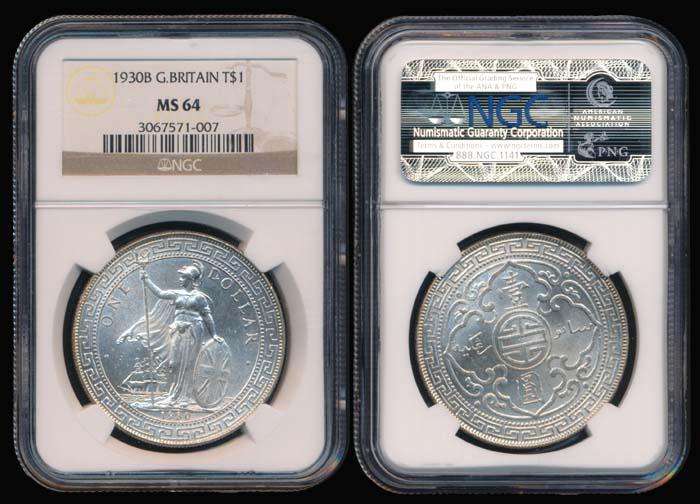 British Trade Dollars 1930B NGC (1 of 1)