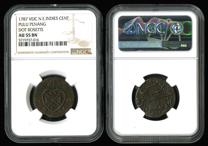 Malaysia Pulu Penang 1c 1787 NGC (1 of 1)