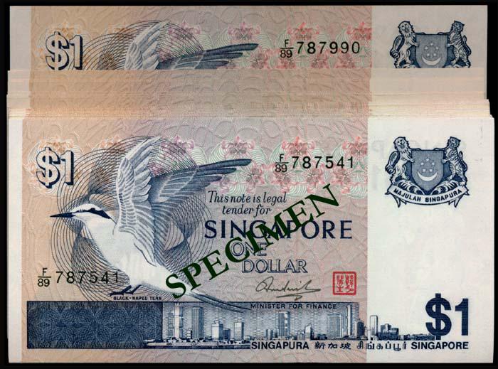Singapore 32x$1 1976 bird (1 of 1)