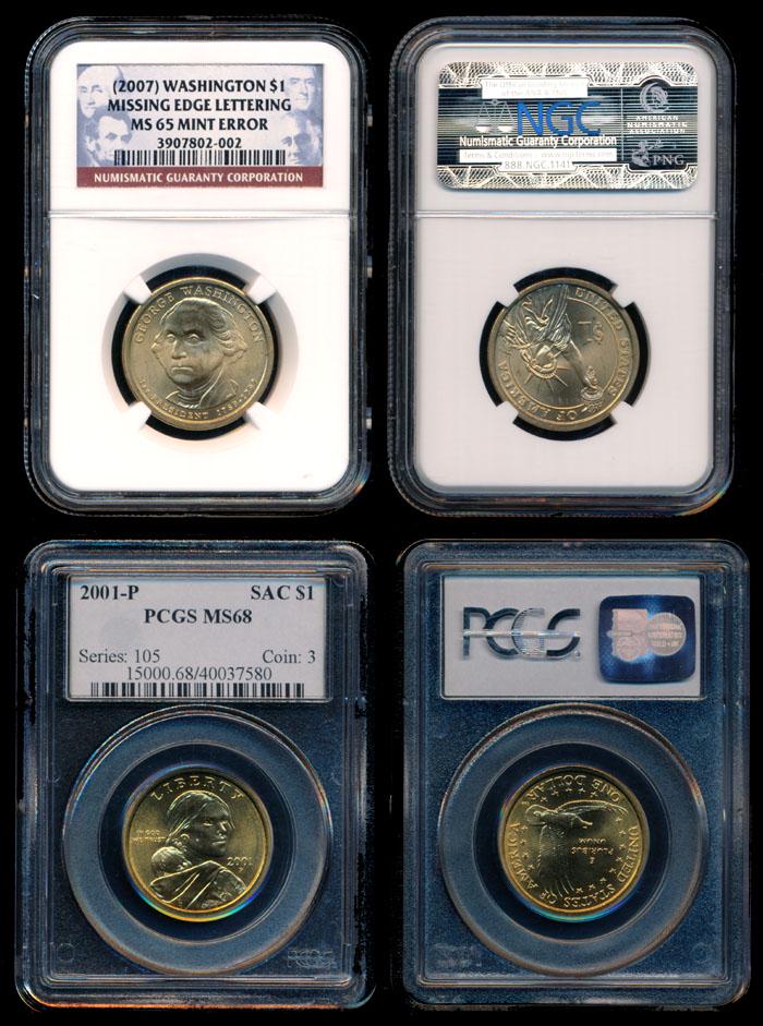 United States $1 2007 SAC$1 2001-P (1 of 1)