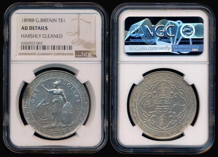British Trade Dollars 1898B NGC (1 of 1)