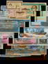 World banknotes of Belgium Germany HK etc
