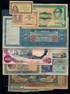 World banknotes of Belgium Germany HK etc