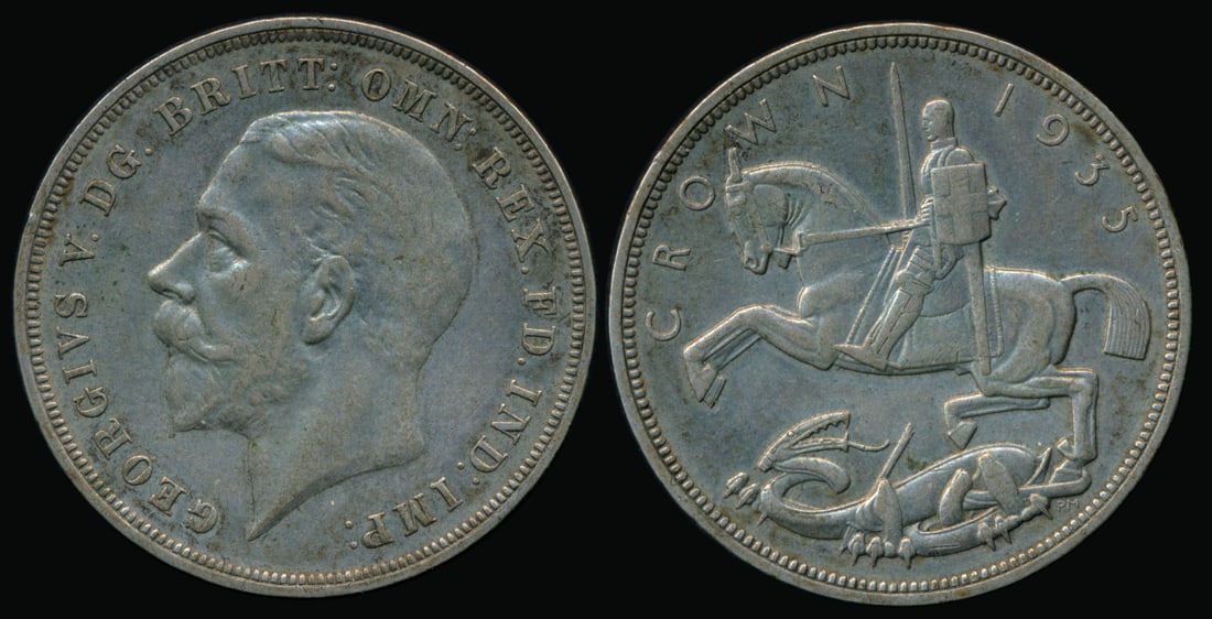 Great Britain KGV Crown 1935 (1 of 1)